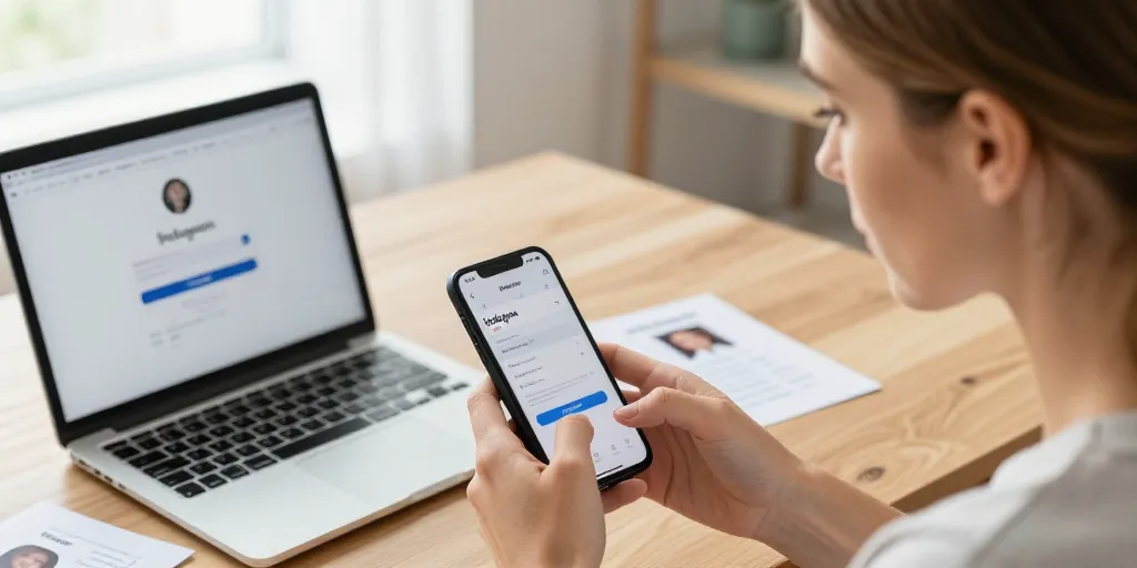 comment retrouver son compte instagram