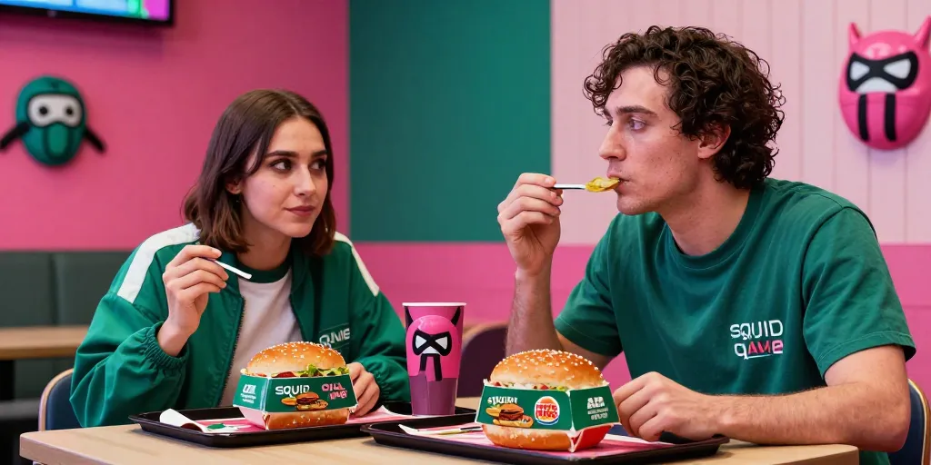 squid games burger king